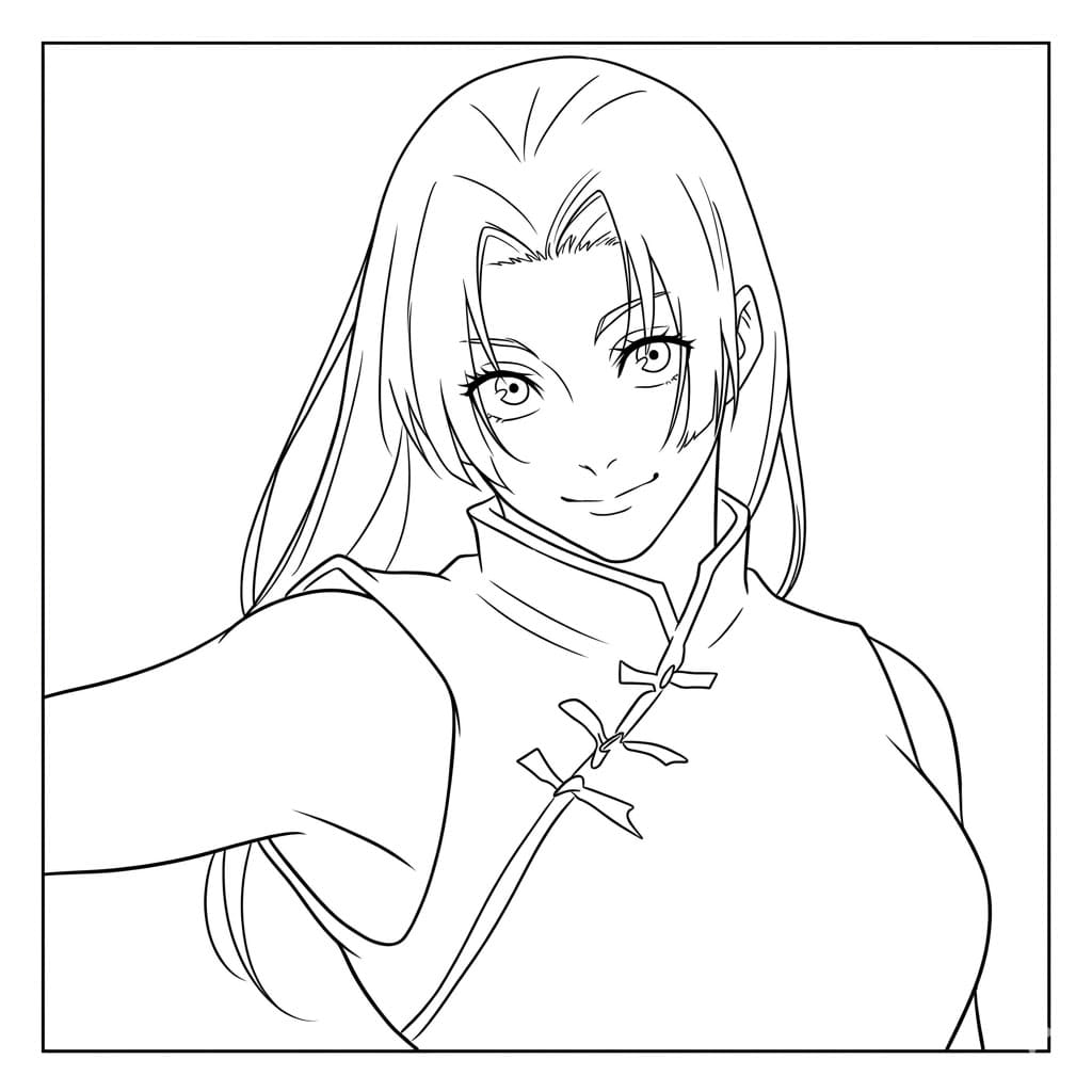 Coloriage Yuki Tsukumo