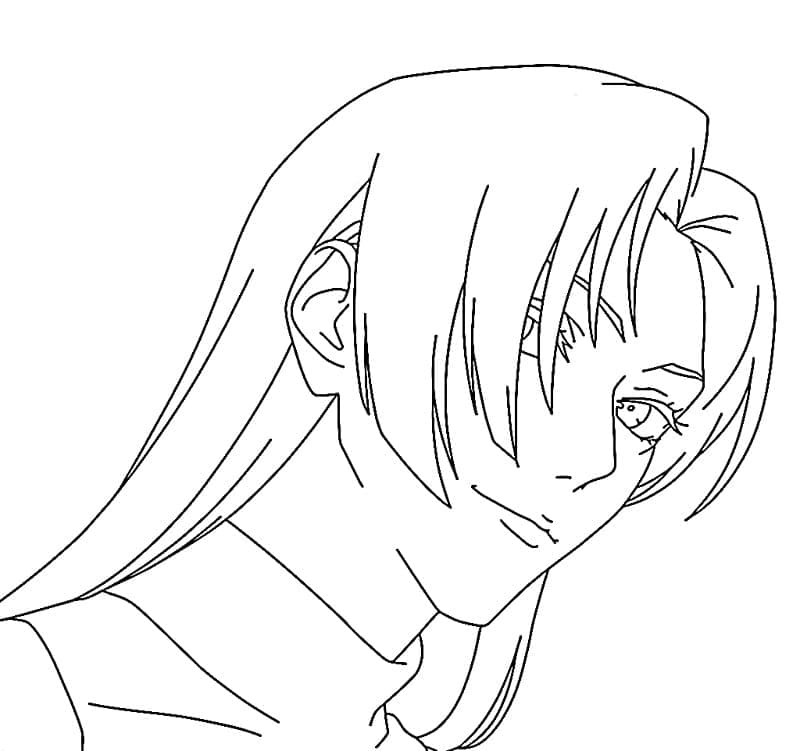 Coloriage Yuki Tsukumo Jujutsu Kaisen