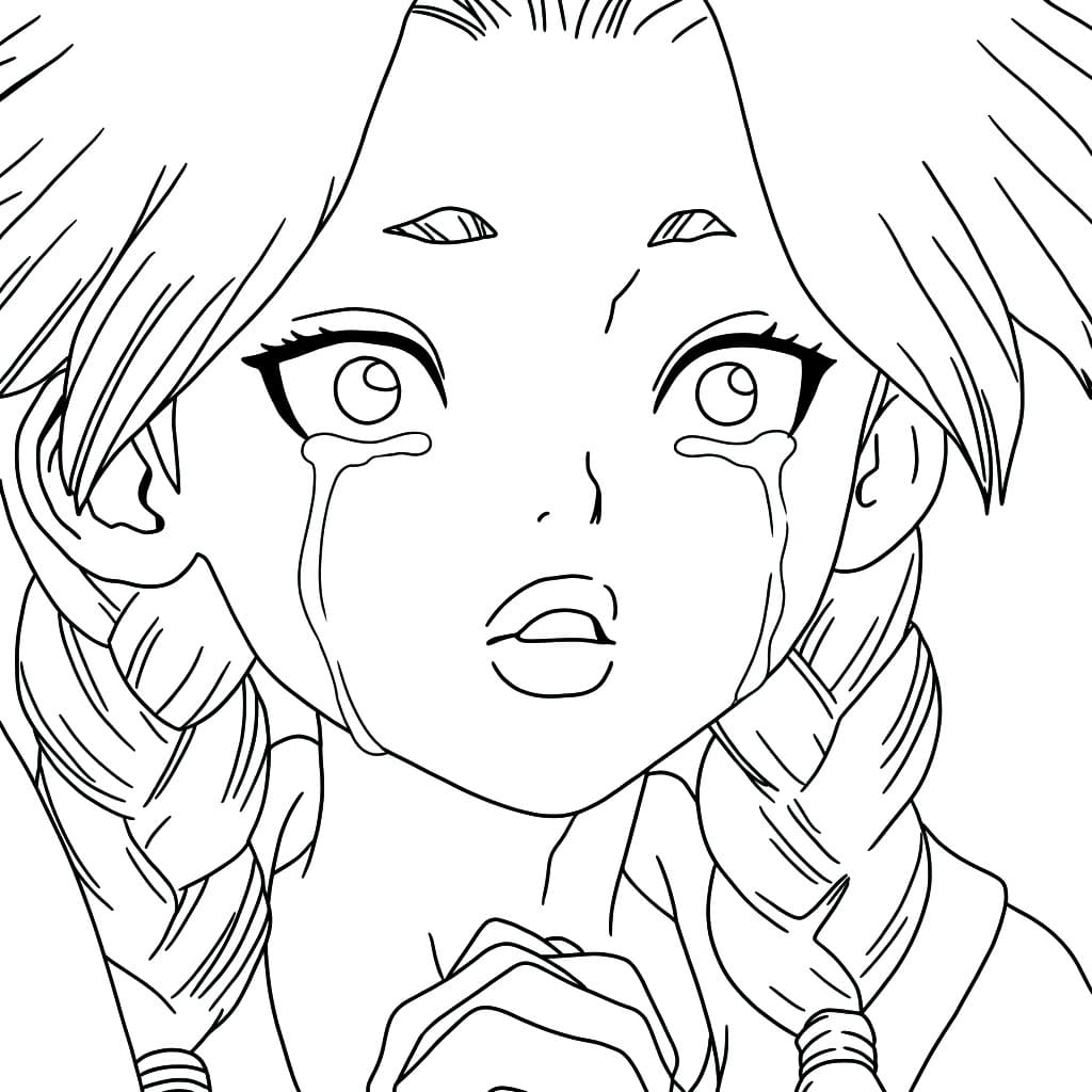 Coloriage Adorable Nikki Hanada