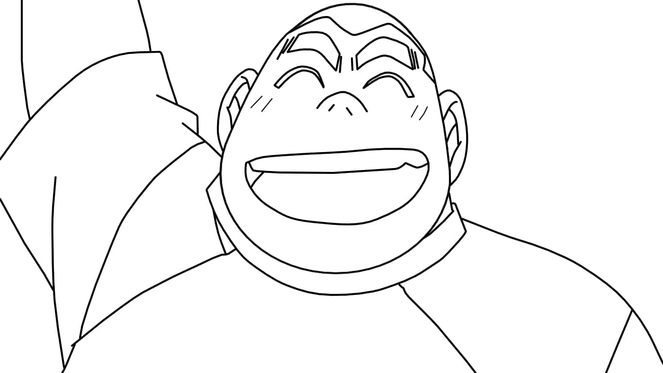 Coloriage Amical Genta Kojima
