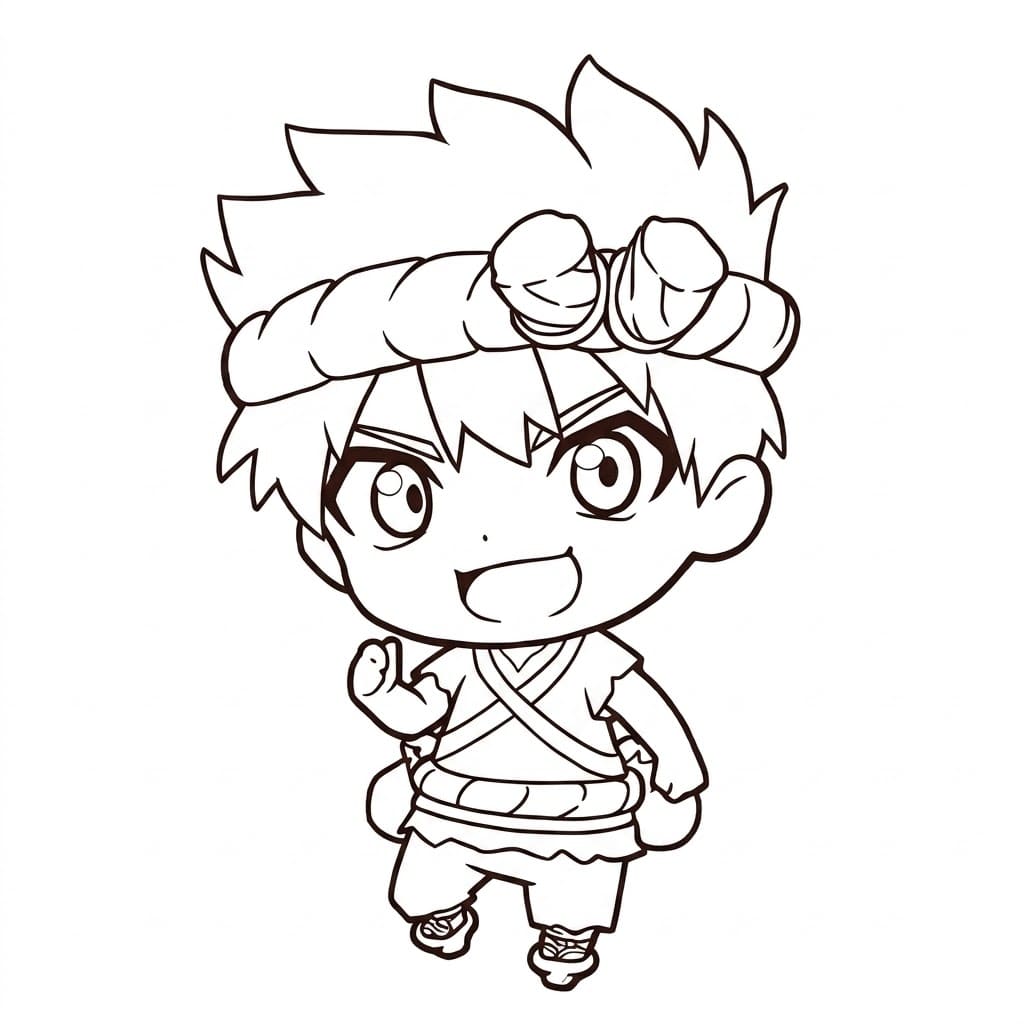 Coloriage Chibi Chrome