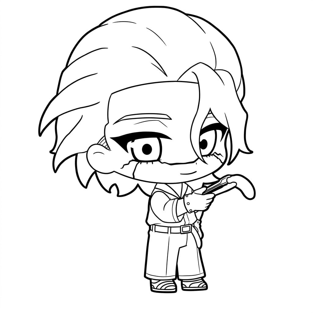 Coloriage Chibi Stanley Snyder