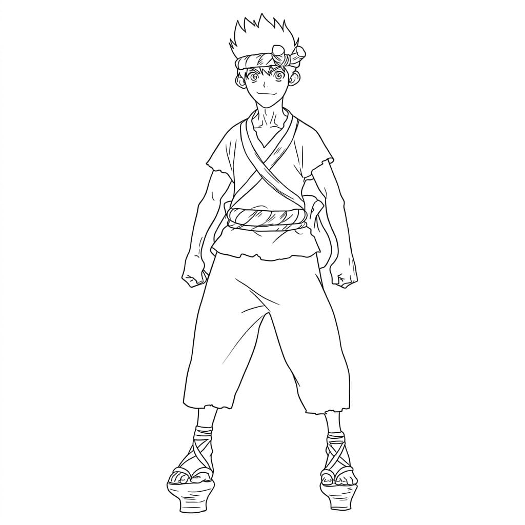 Coloriage Chrome Aventurier