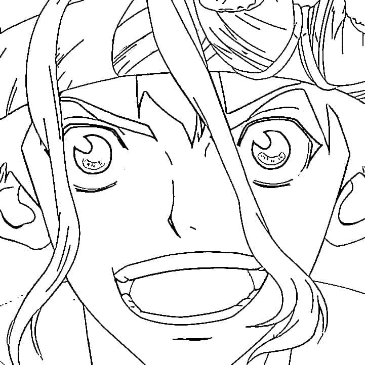 Coloriage Chrome Dr Stone imprimer gratuitement