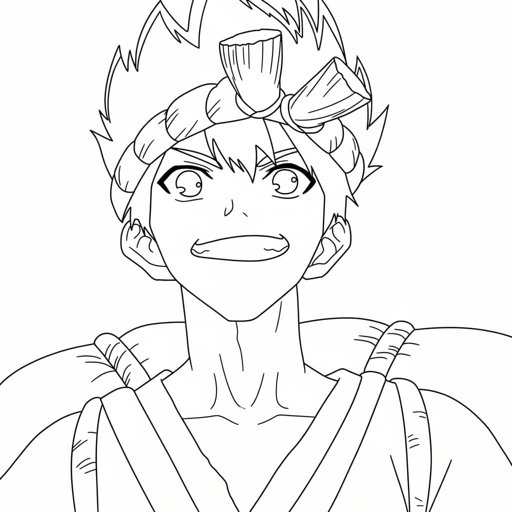 Coloriage Chrome Heureux