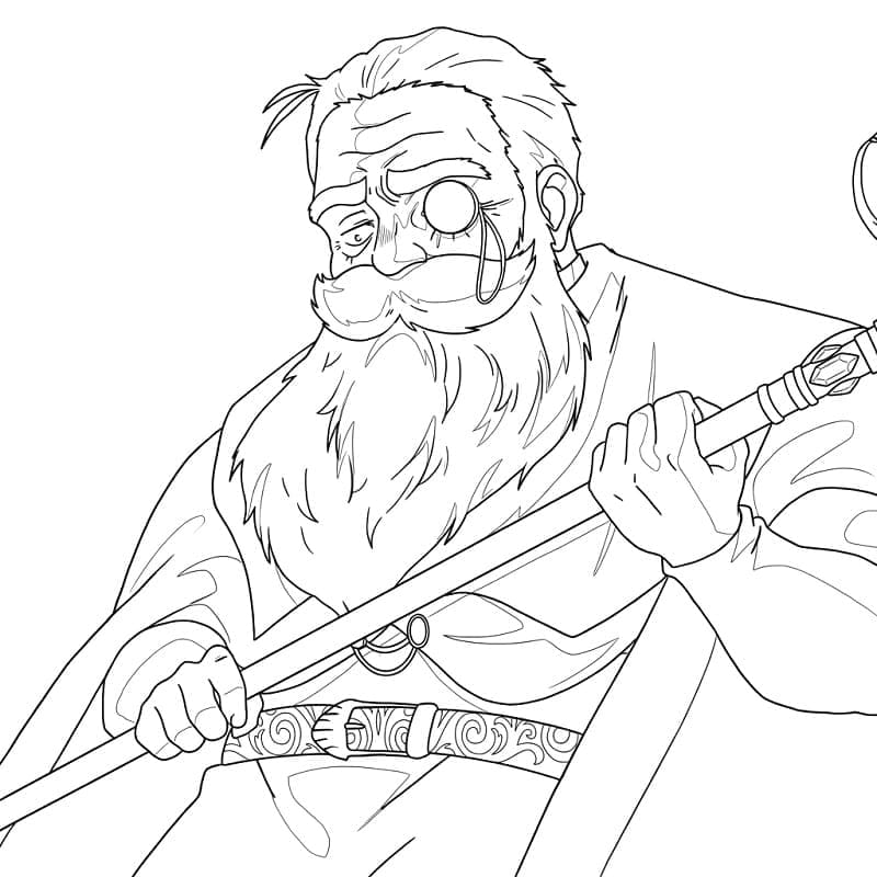 Coloriage Cool Denken