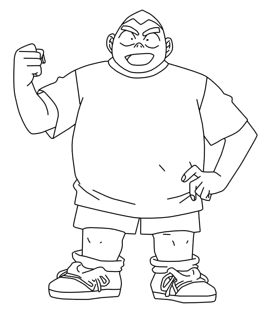 Coloriage Cool Genta Kojima