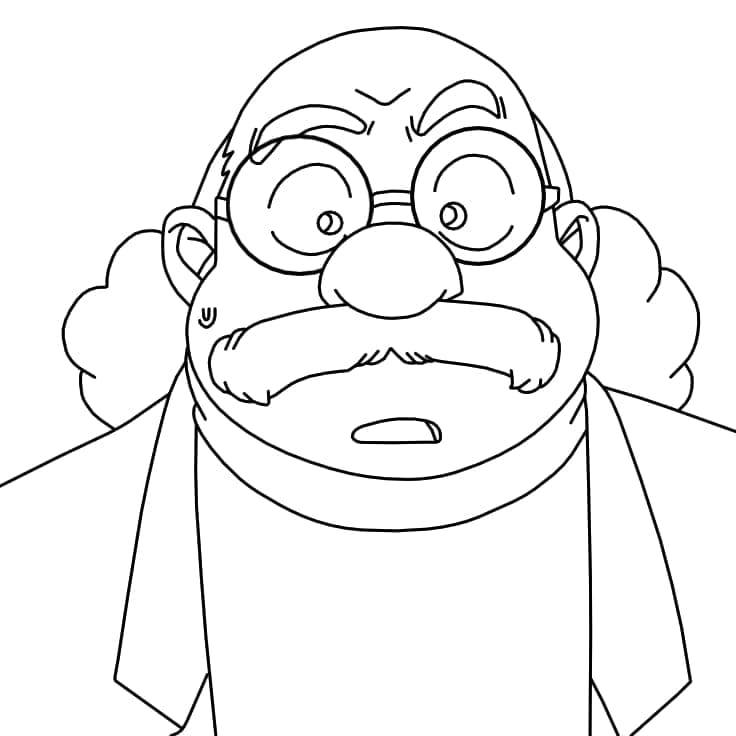 Coloriage Curieux Hiroshi Agasa