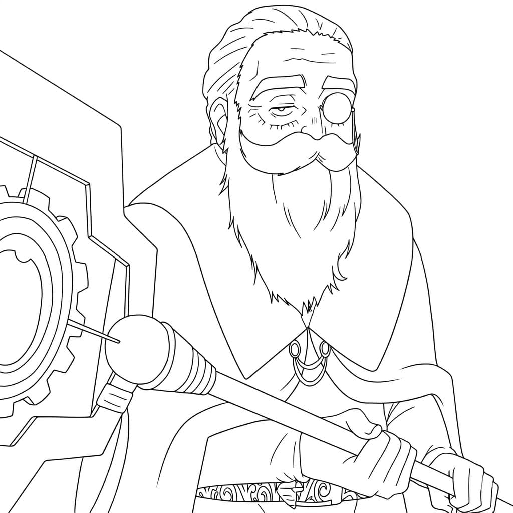Coloriage Denken attaque