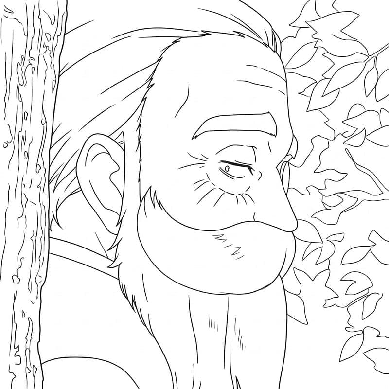 Coloriage Denken de Anime Frieren Beyond Journey's End
