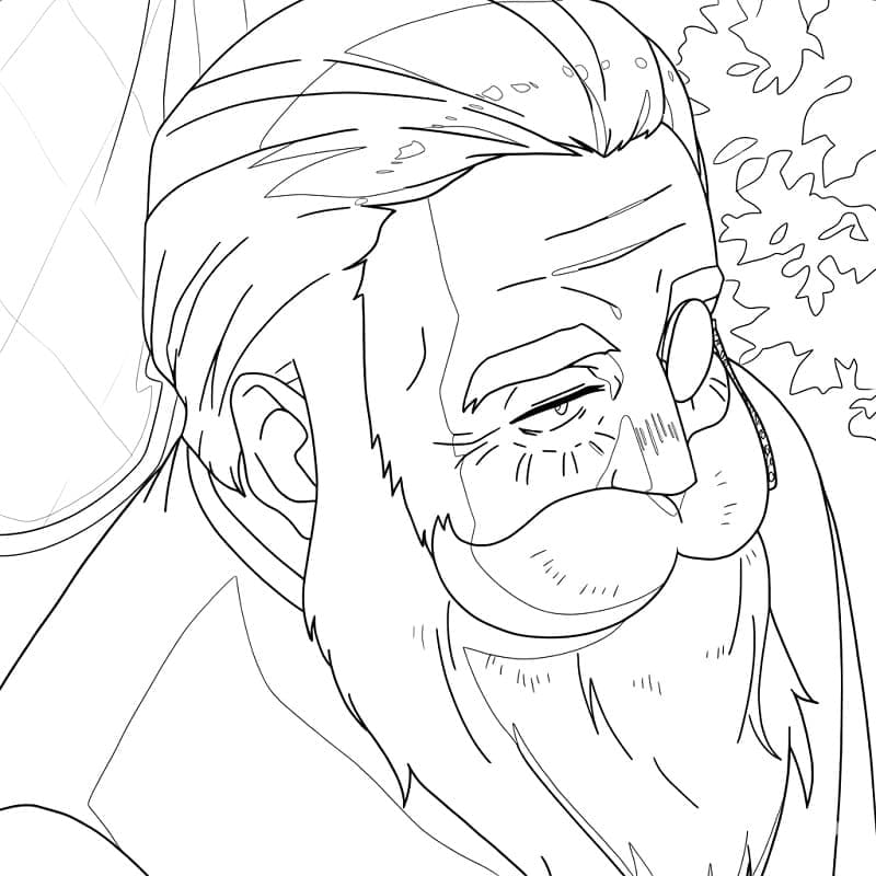 Coloriage Denken de Frieren Beyond Journey's End