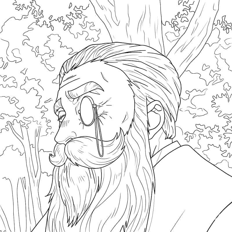 Coloriage Denken gratuit