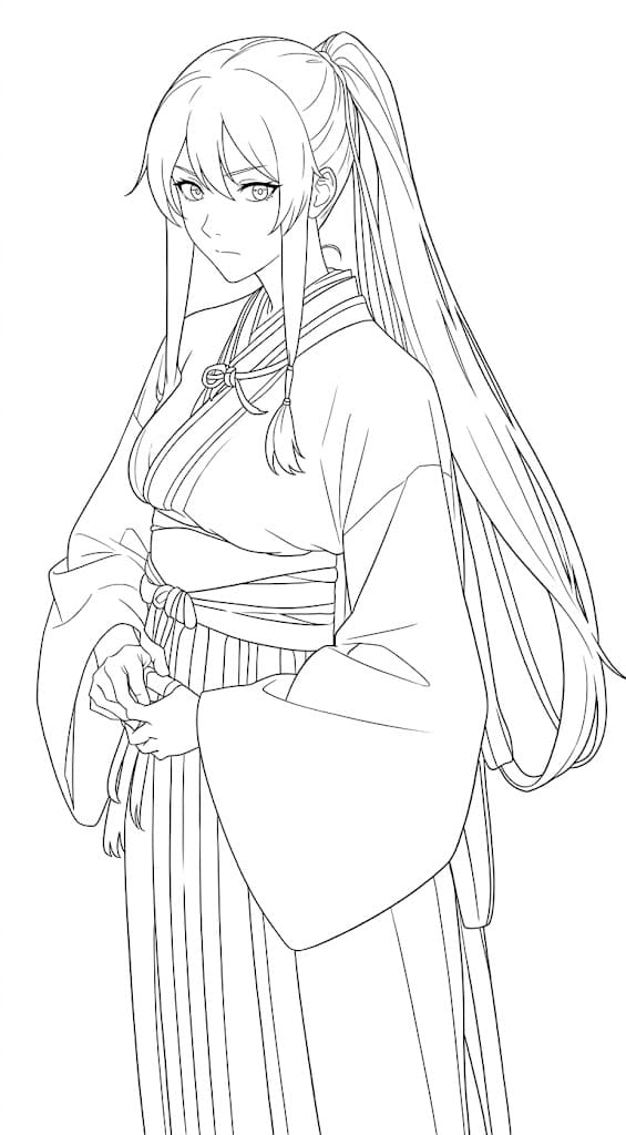 Coloriage Dessiner Sagiri