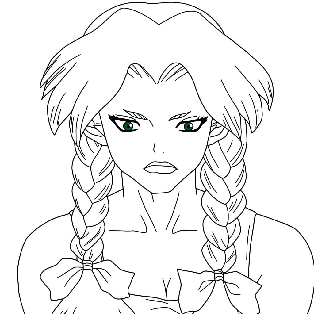 Coloriage Disponible Nikki Hanada