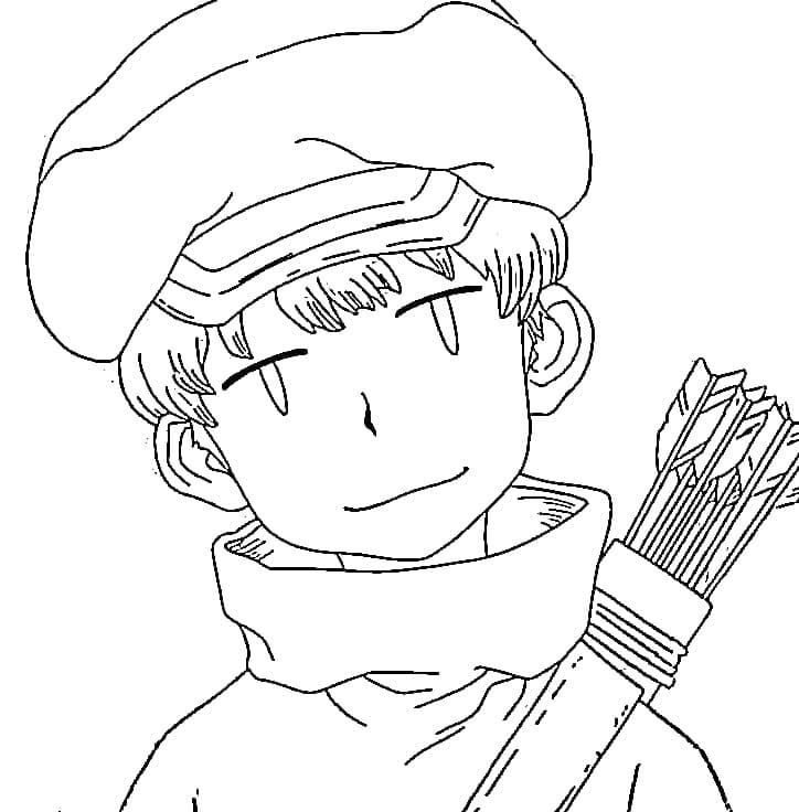 Coloriage Drôle Ukyo Saionji