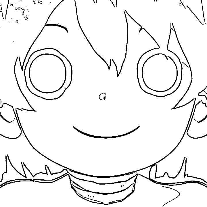 Coloriage Drôle Yuzuriha Ogawa