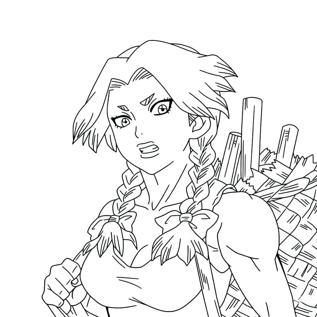 Coloriage Dure Nikki Hanada