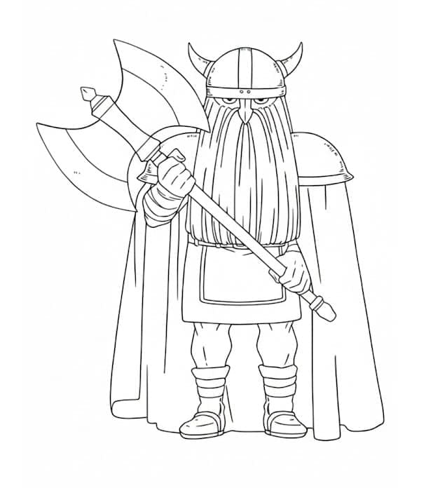Coloriage Eisen avec Axe