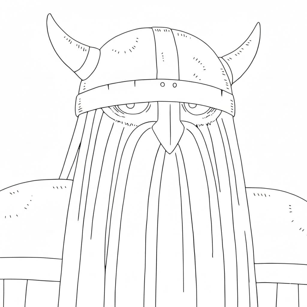 Coloriage Eisen dans Anime Frieren Beyond Journey's End