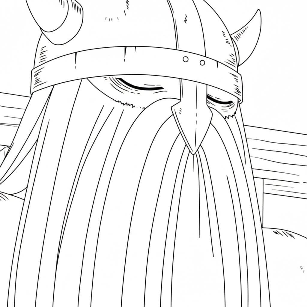 Coloriage Eisen dans Frieren Beyond Journey's End