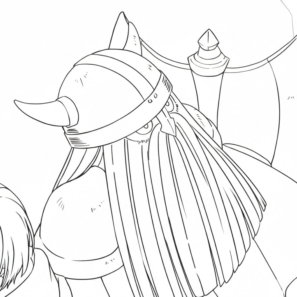 Coloriage Eisen de Anime Frieren