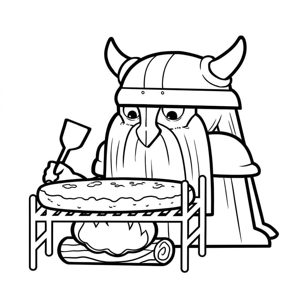 Coloriage Eisen manger