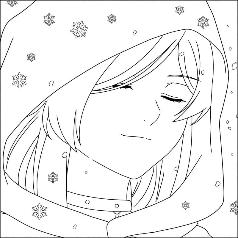 Coloriage Flamme dans Frieren Beyond Journey's End