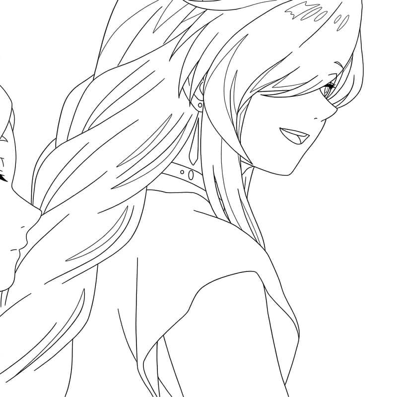Coloriage Flamme est joli