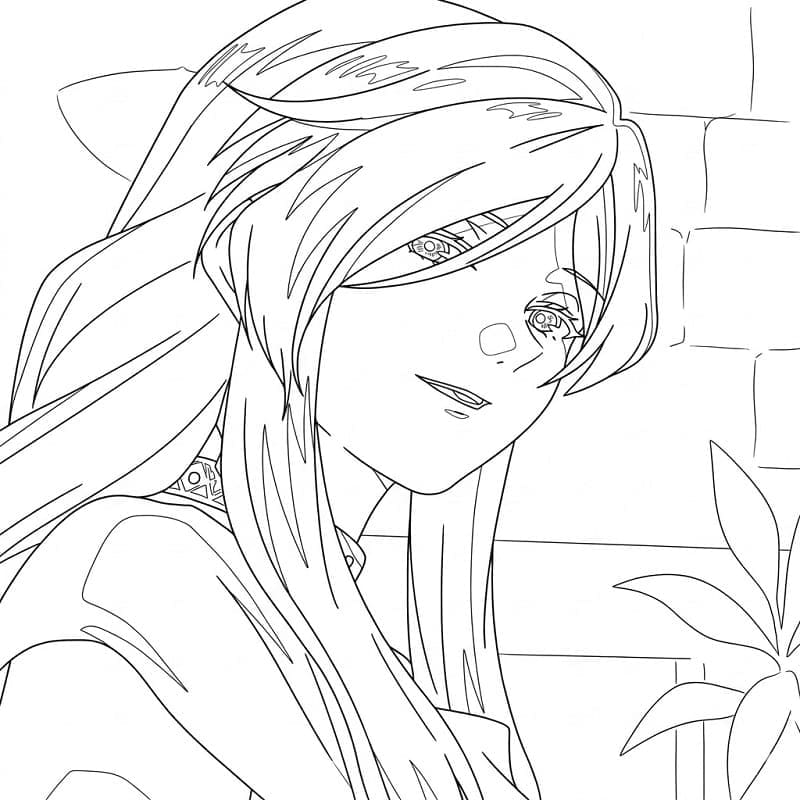 Coloriage Flamme est magnifique