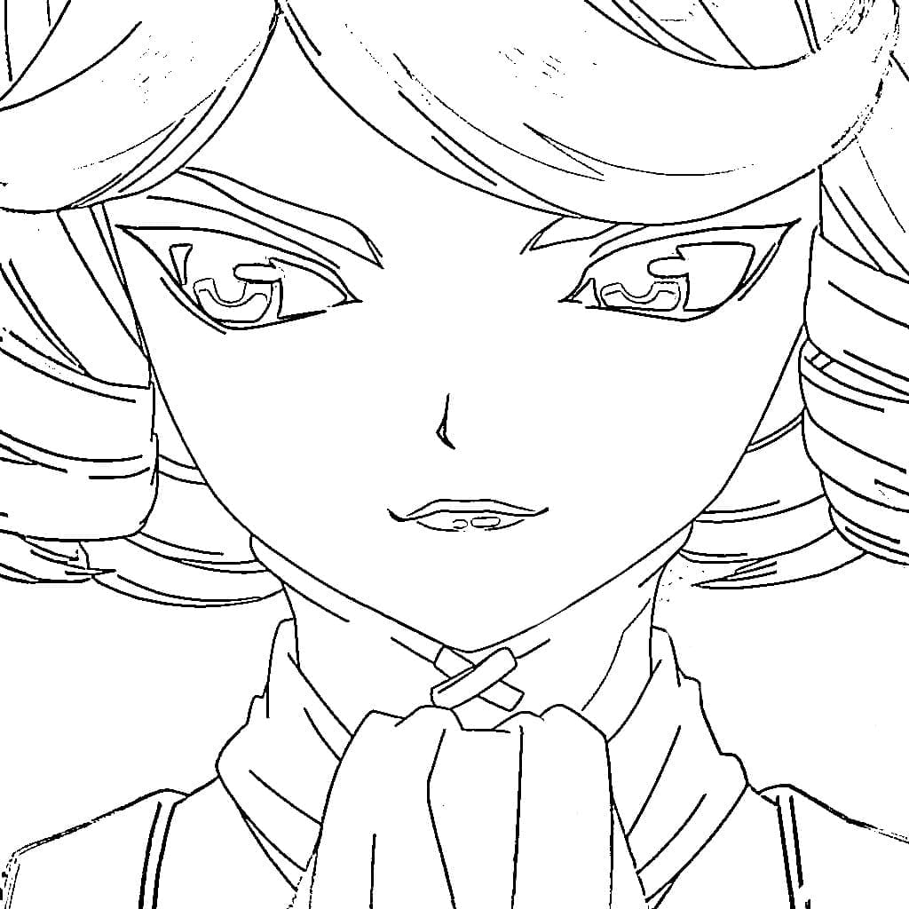 Coloriage François Anime Dr Stone