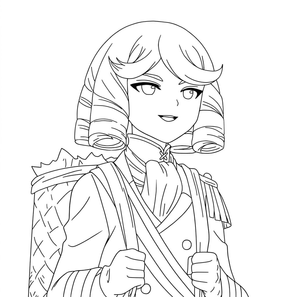 Coloriage François Aventurière
