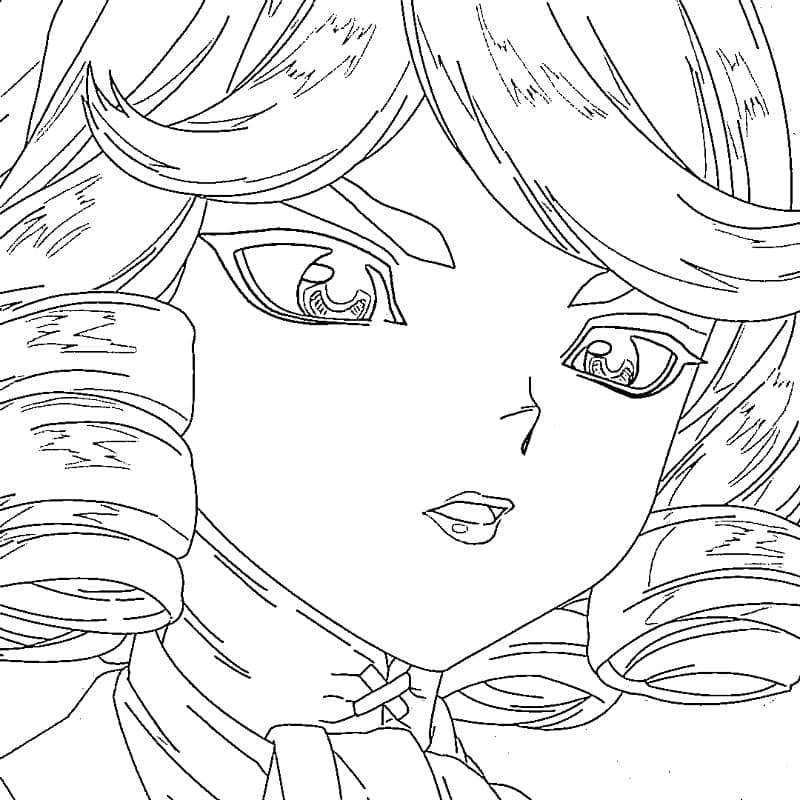 Coloriage François dans Anime Dr Stone