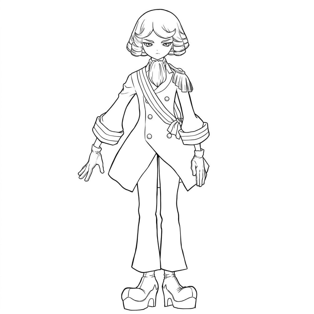 Coloriage François Distinguée