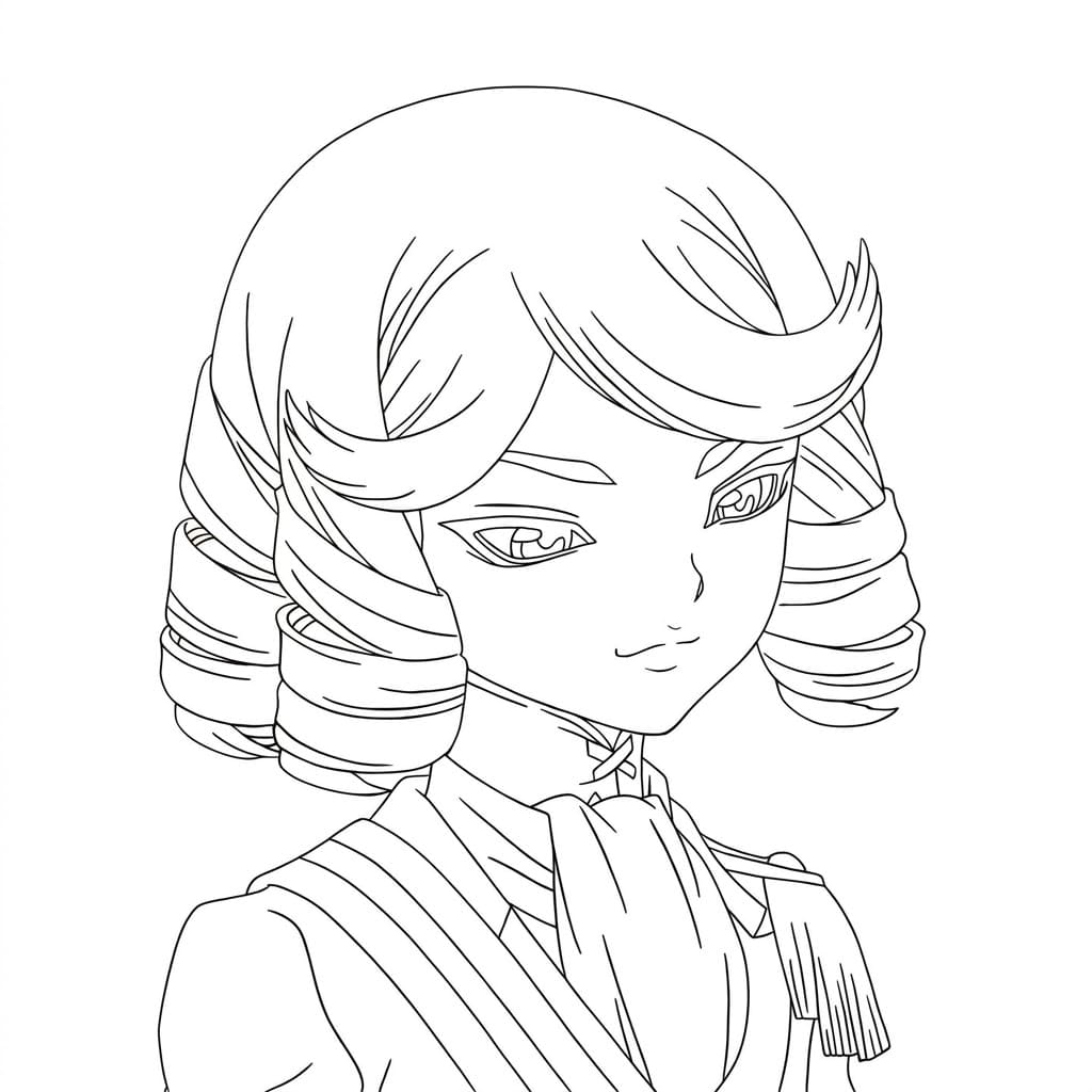 Coloriage François Élégante