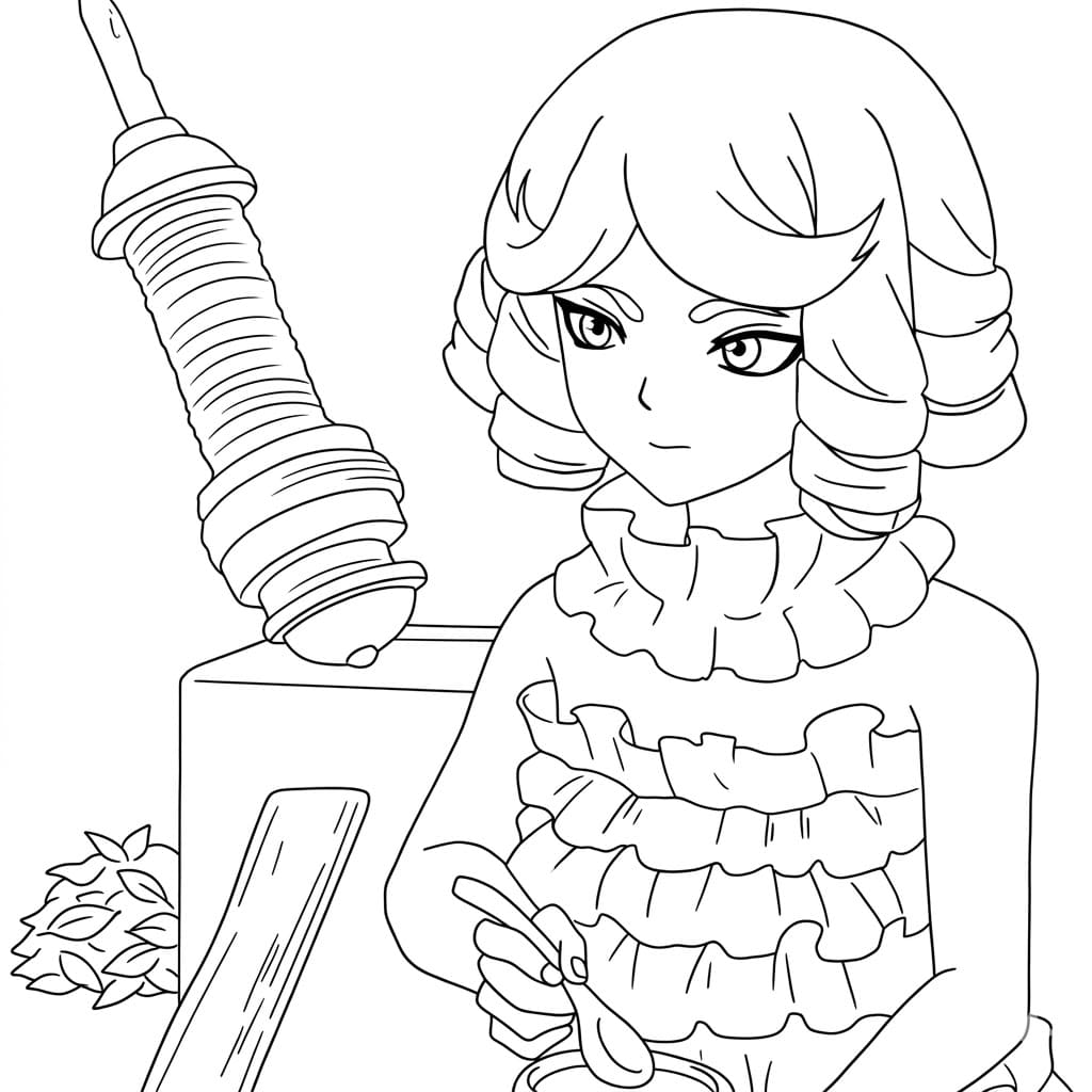 Coloriage François Gourmande