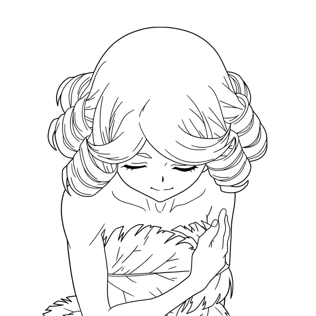 Coloriage François Timide