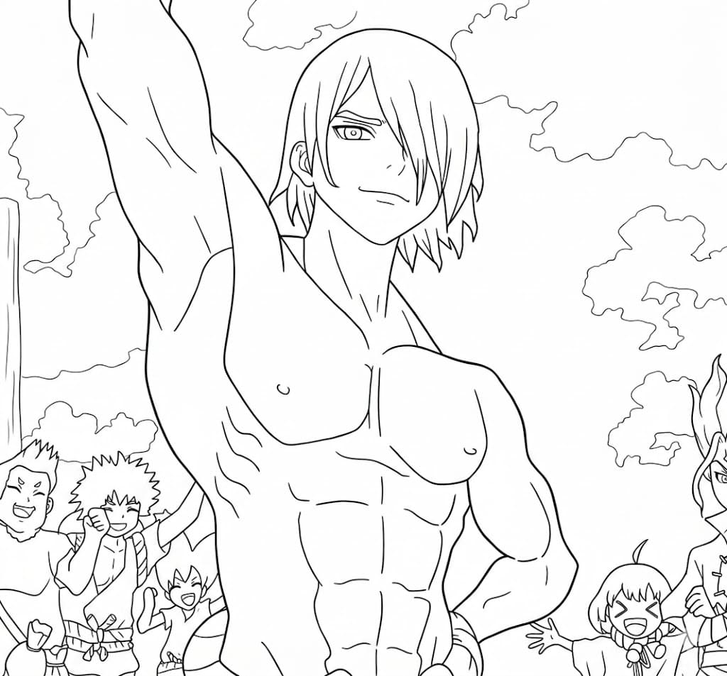 Coloriage Ginro cool