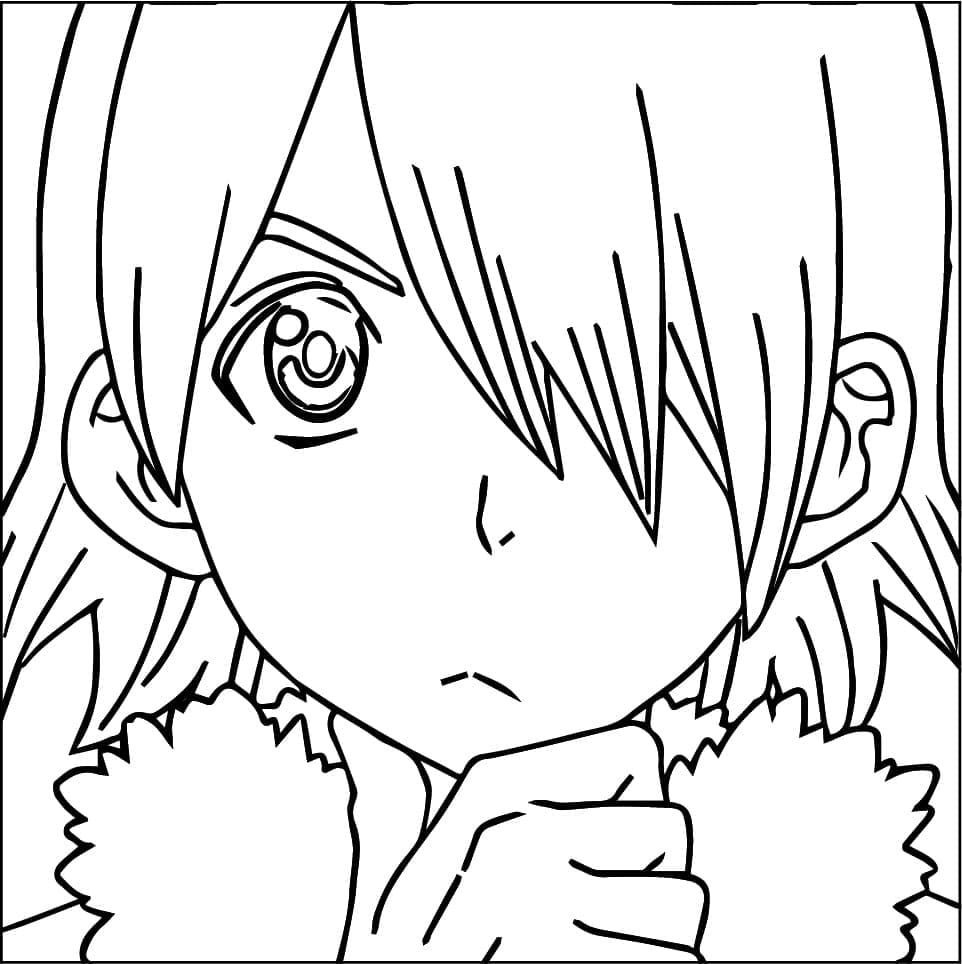 Coloriage Ginro de Dr Stone