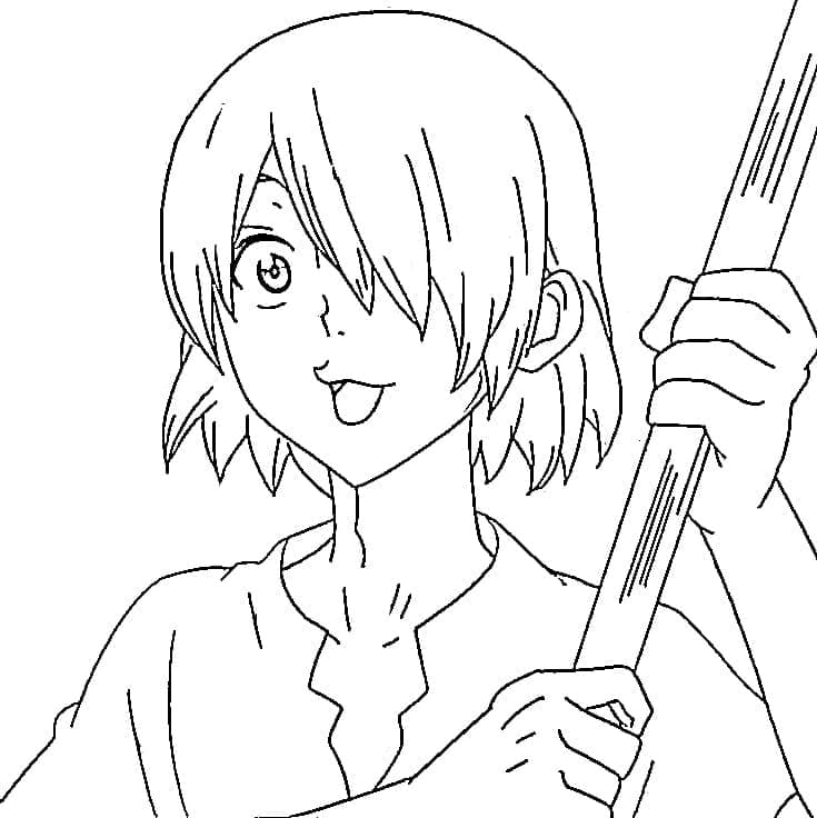 Coloriage Ginro drôle
