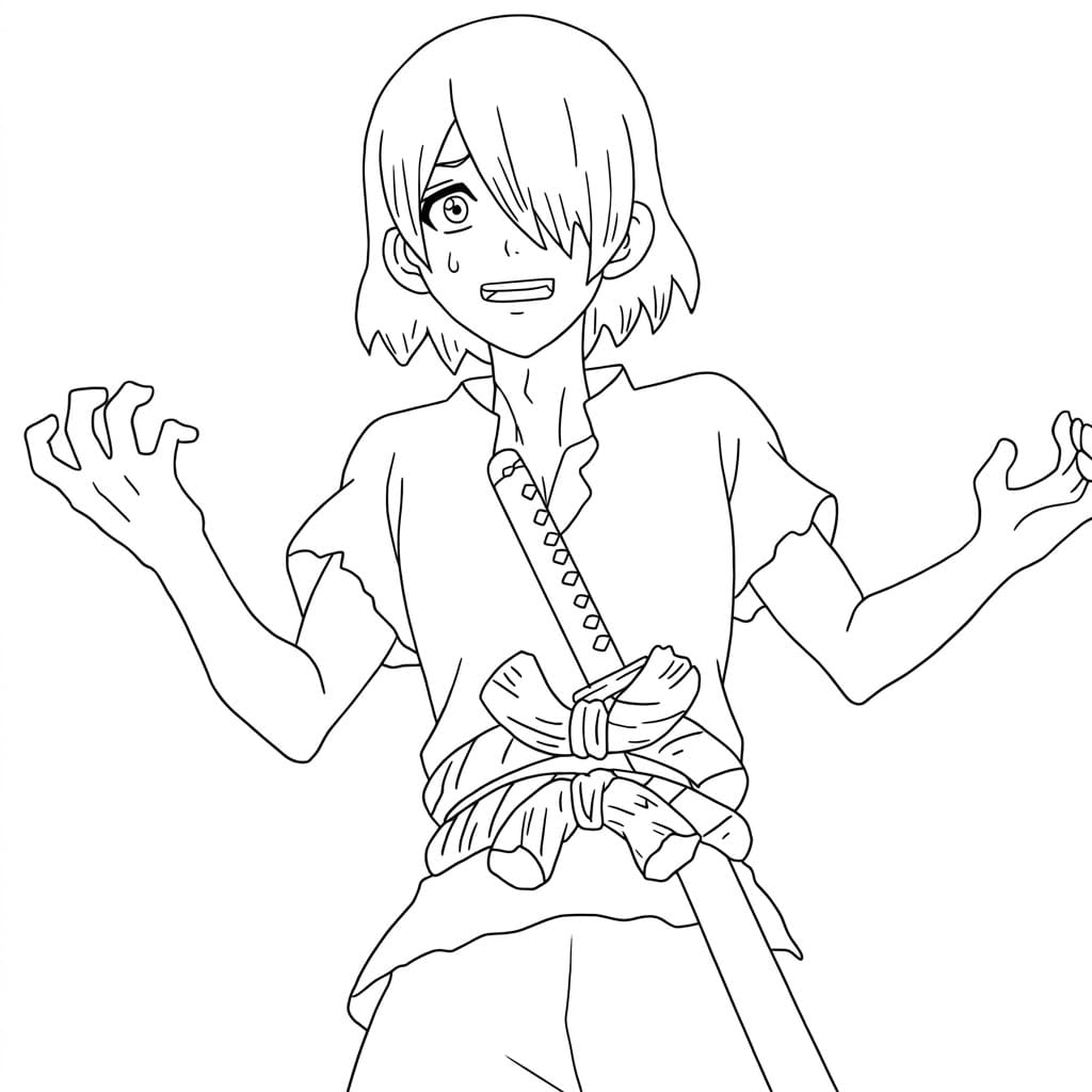 Coloriage Ginro est cool