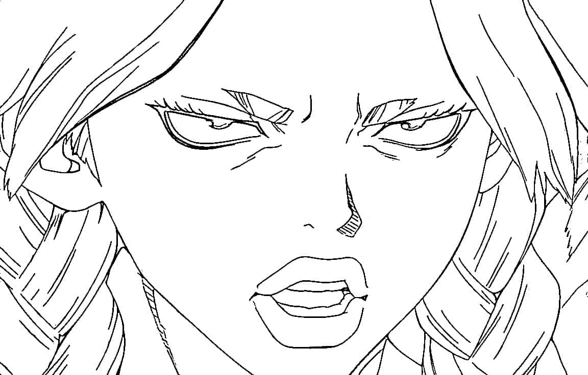Coloriage Gratuite Nikki Hanada