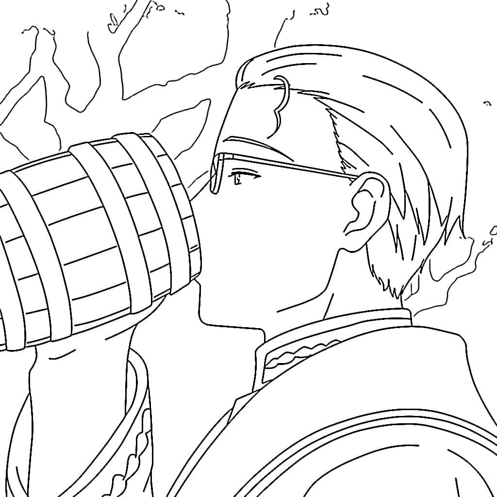 Coloriage Heiter Boire