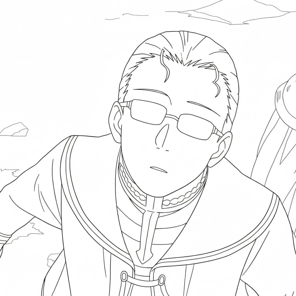 Coloriage Heiter dans Anime Frieren