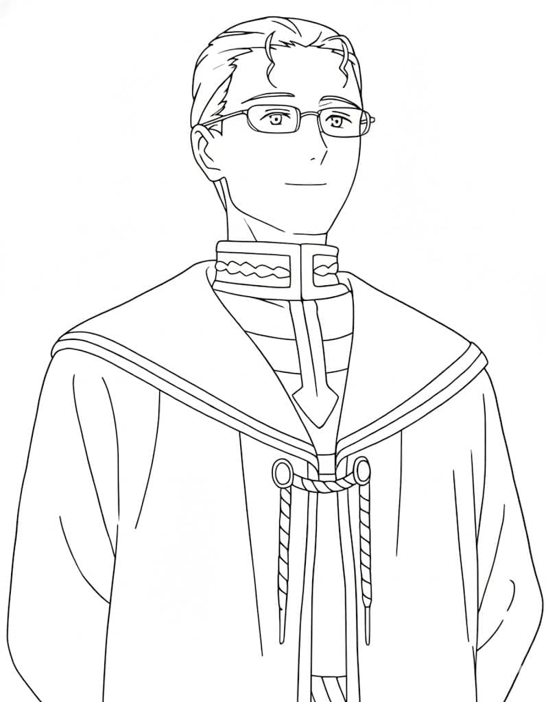 Coloriage Heiter de Anime Frieren Beyond Journey's End