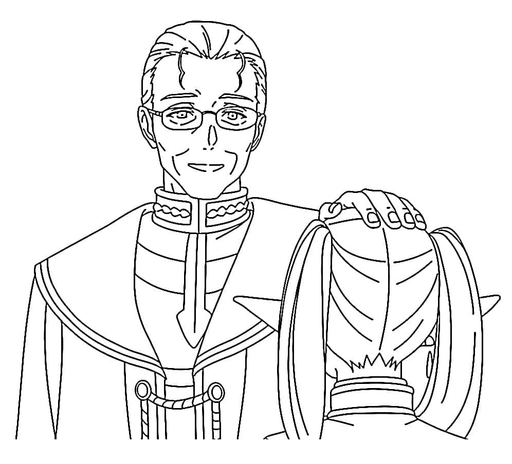 Coloriage Heiter et Frieren