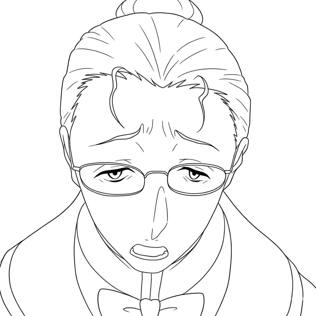Coloriage Heiter fatigué