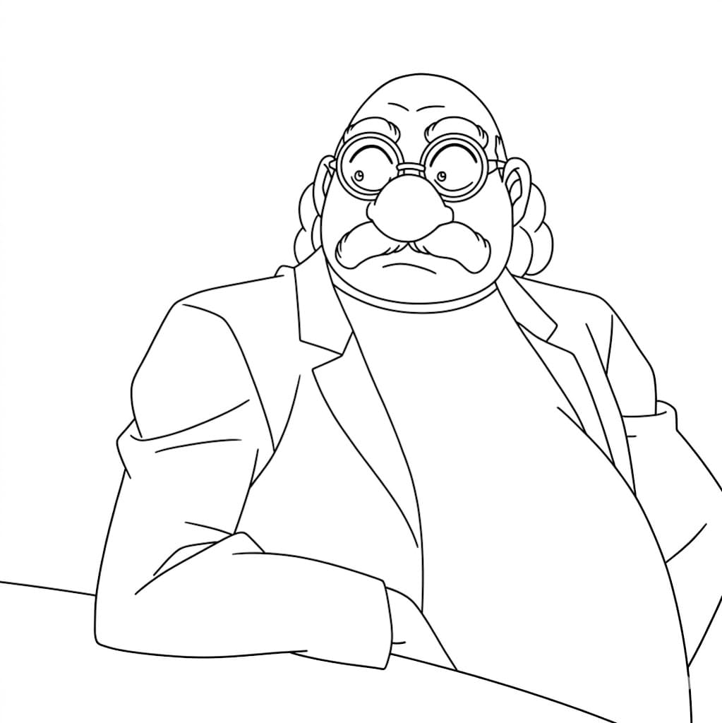Coloriage Hiroshi Agasa séance