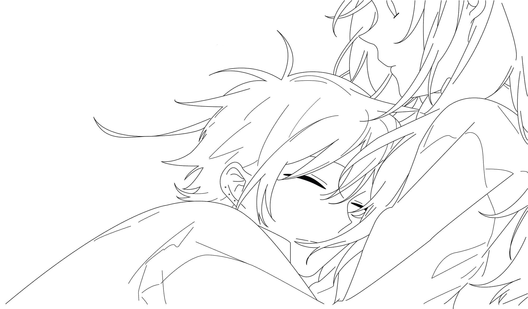 Coloriage Horimiya imprimable