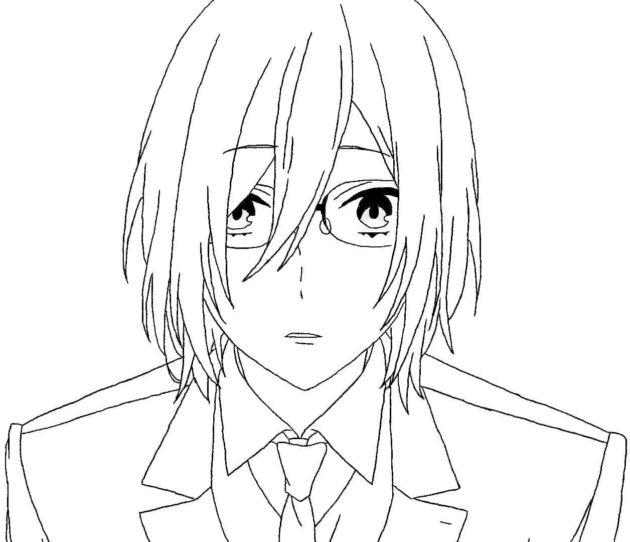 Coloriage Izumi Miyamura dans Anime Horimiya