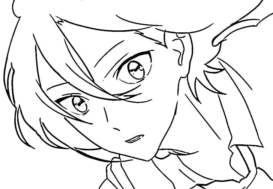 Coloriage Izumi Miyamura de Anime Horimiya